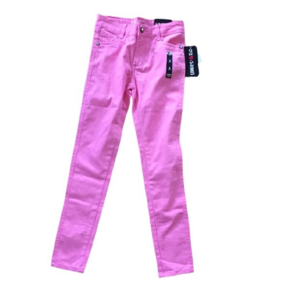 NWT Limited Too Girls' Stretch Pink Skinny Pants